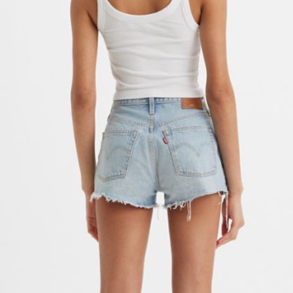 LEVI’S  501® ORIGINAL FIT HIGH RISE WOMEN'S SHORTS - Picture 4 of 6
